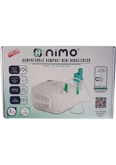 Nimo Kompresörlü Kopmpakt Mini Nebulizatör Hnk-Nbl-Mn