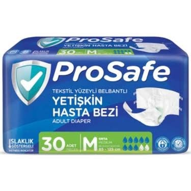 Prosafe Belbantlı Orta Boy M 30'lu Hasta Bezi