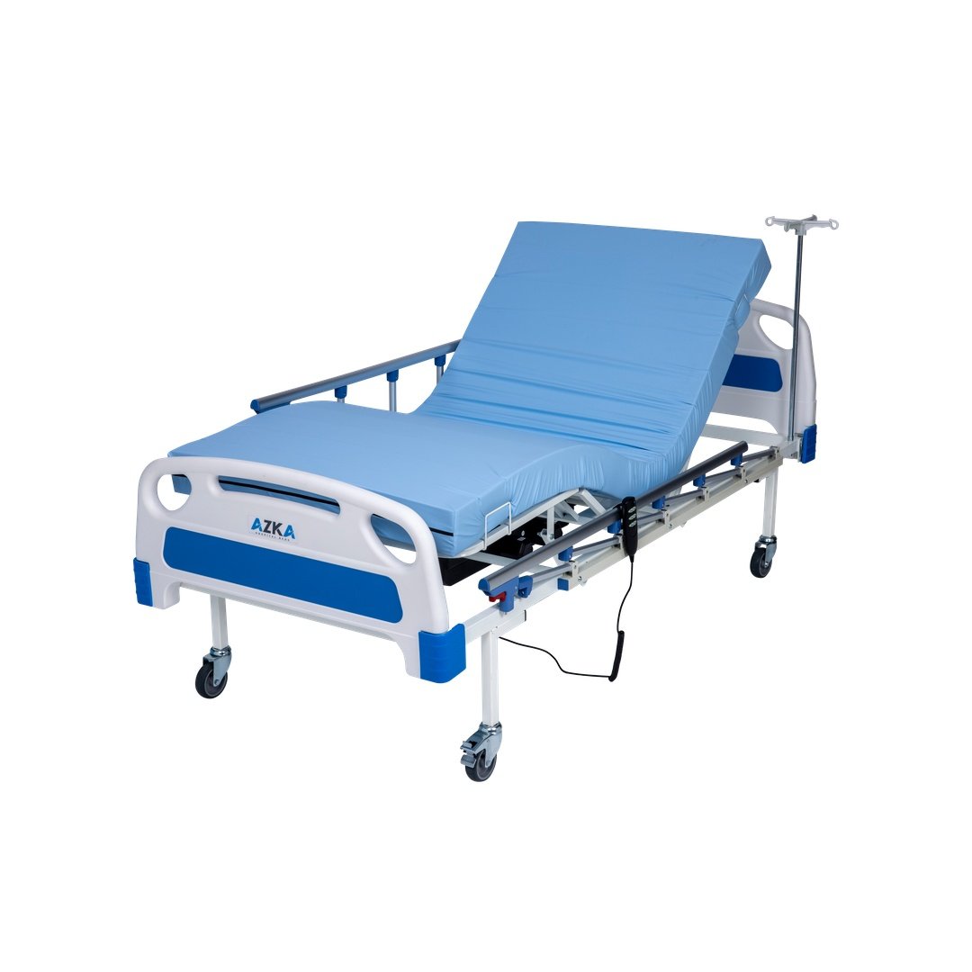 2 Motorlu Alümi̇nyum Korkuluklu Ekonomi̇k Hasta Karyolası